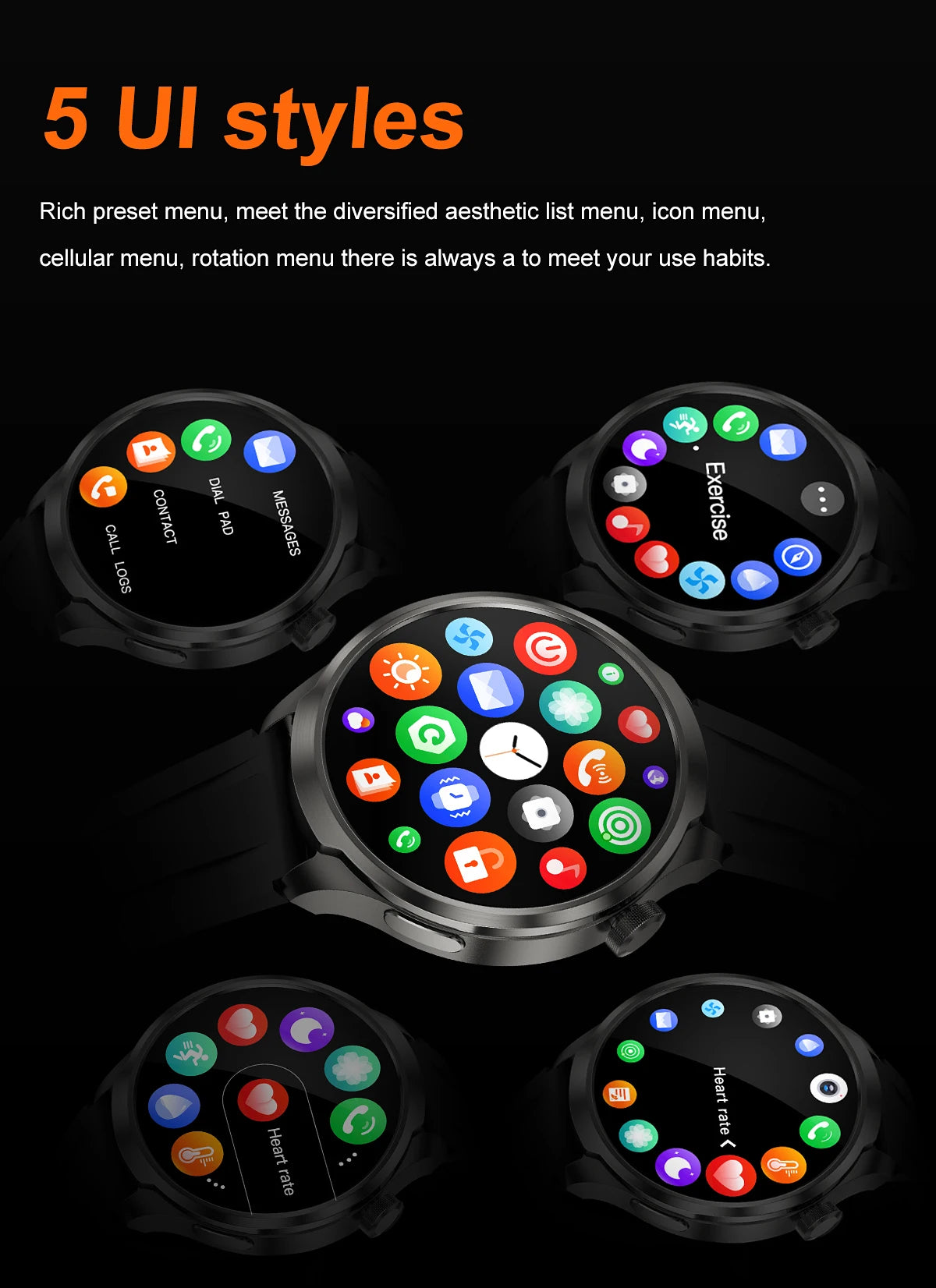 2024 New GPS Sports NFC Fashion Smartwatch Men's 1.85 "AMOLED Screen Heart Rate Blood Pressure Health Smart Watch For Huawei IOS
