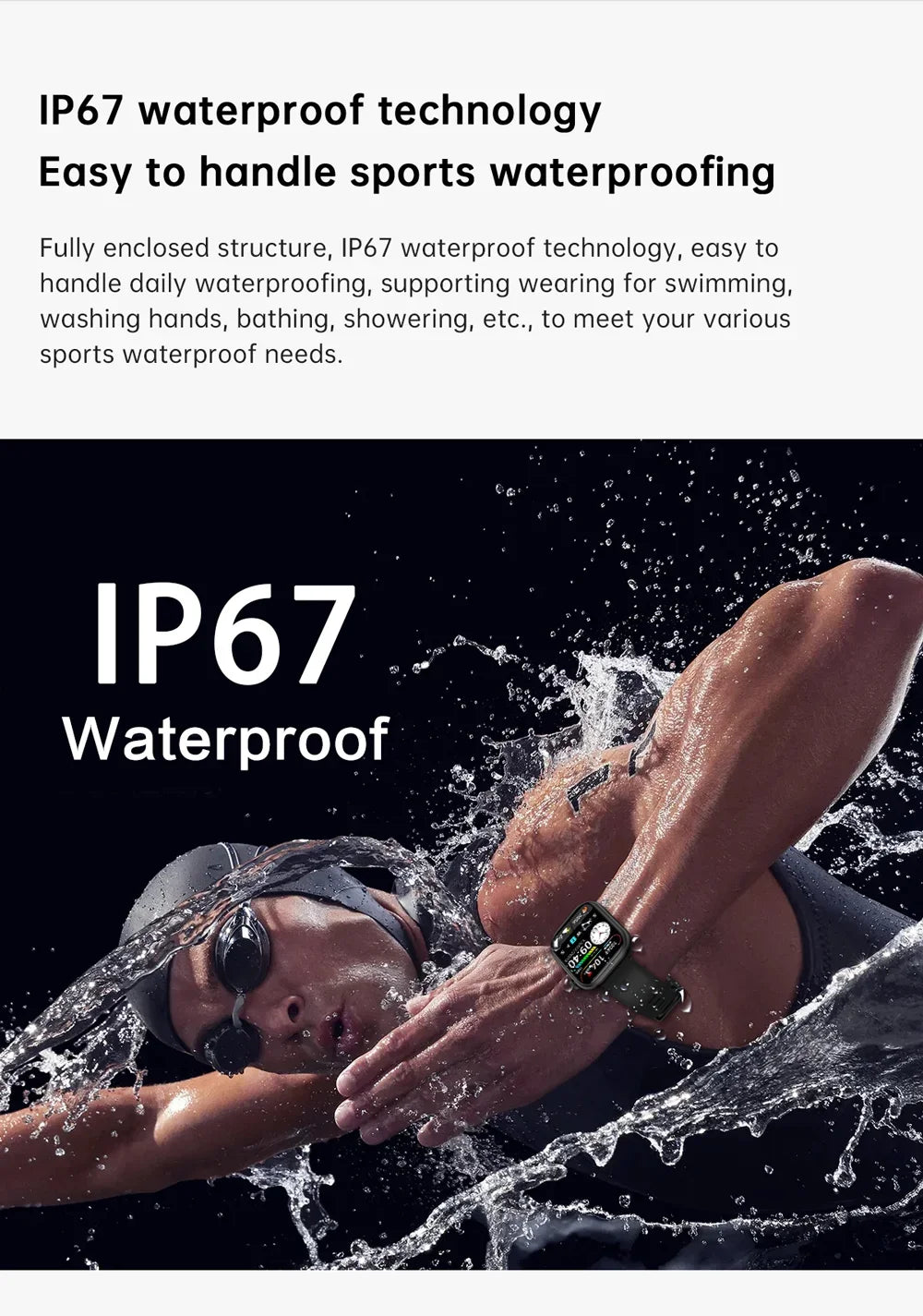 2024 New Smart Watch For Women Full Touch Screen Bluetooth Call Waterproof Sport Fitness Tracker Lady Watches Smartwatch Men