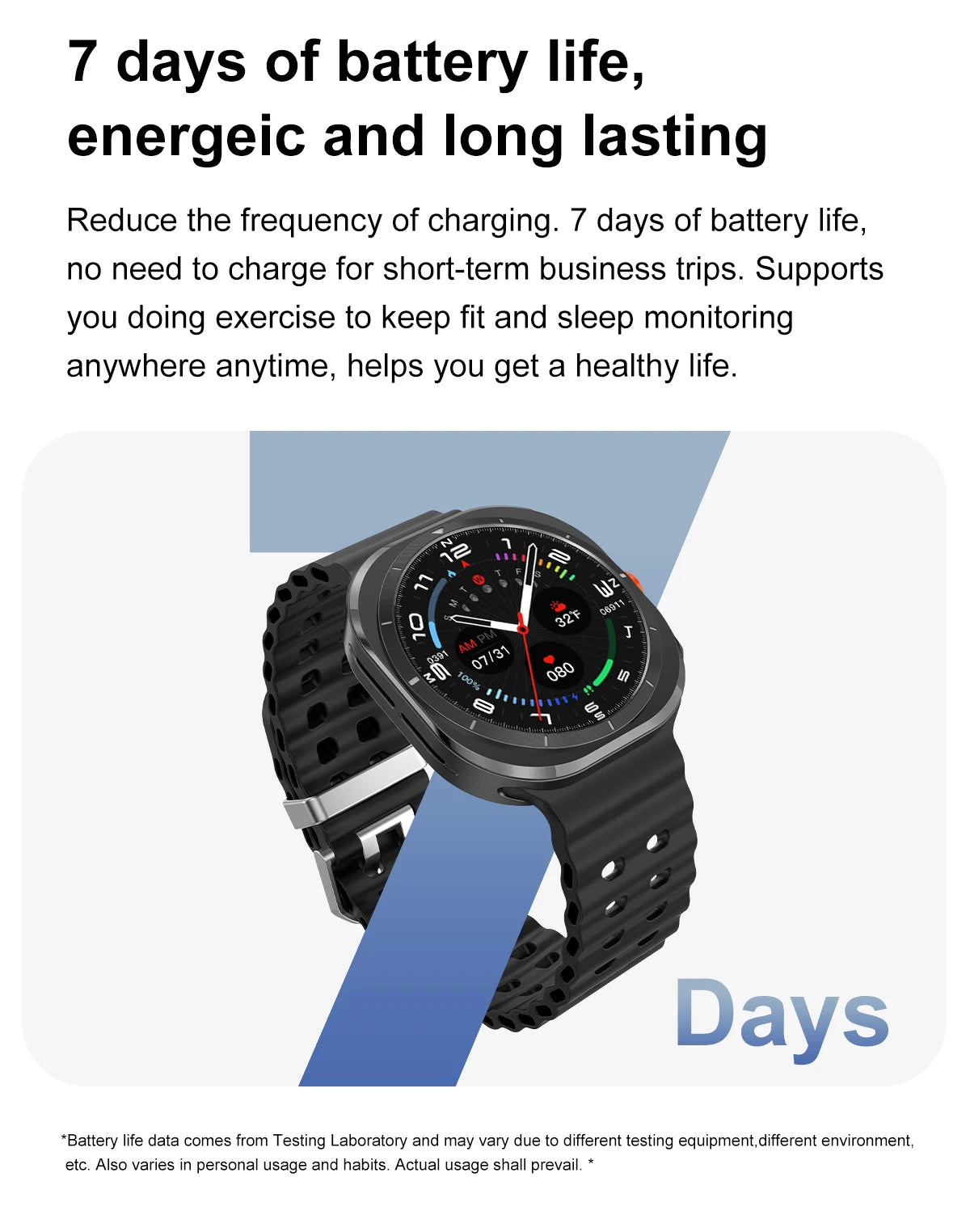 2024 Watch 7 Ultra 47mm Smart Watch IP68 Waterproof Bluetooth Call Compass Smartwatch for Men Women 1.46" AMOLED Screen SpO2