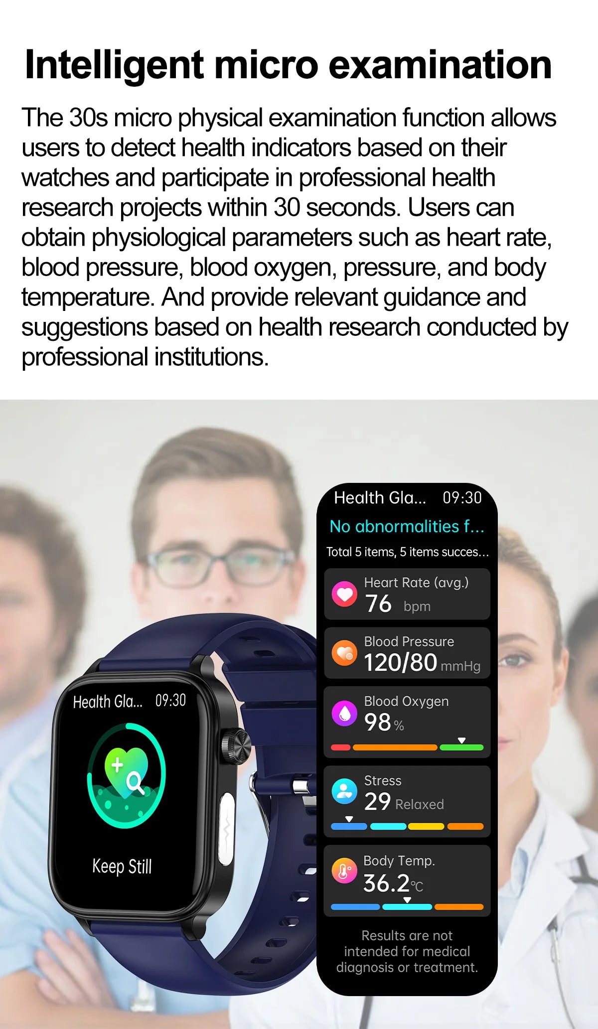 2024New AI Medical Diagnosis Blood Lipids Uric Acid Blood Glucose Smart Watch Men ECG+PPG Voice Bluetooth Call Health Smartwatch