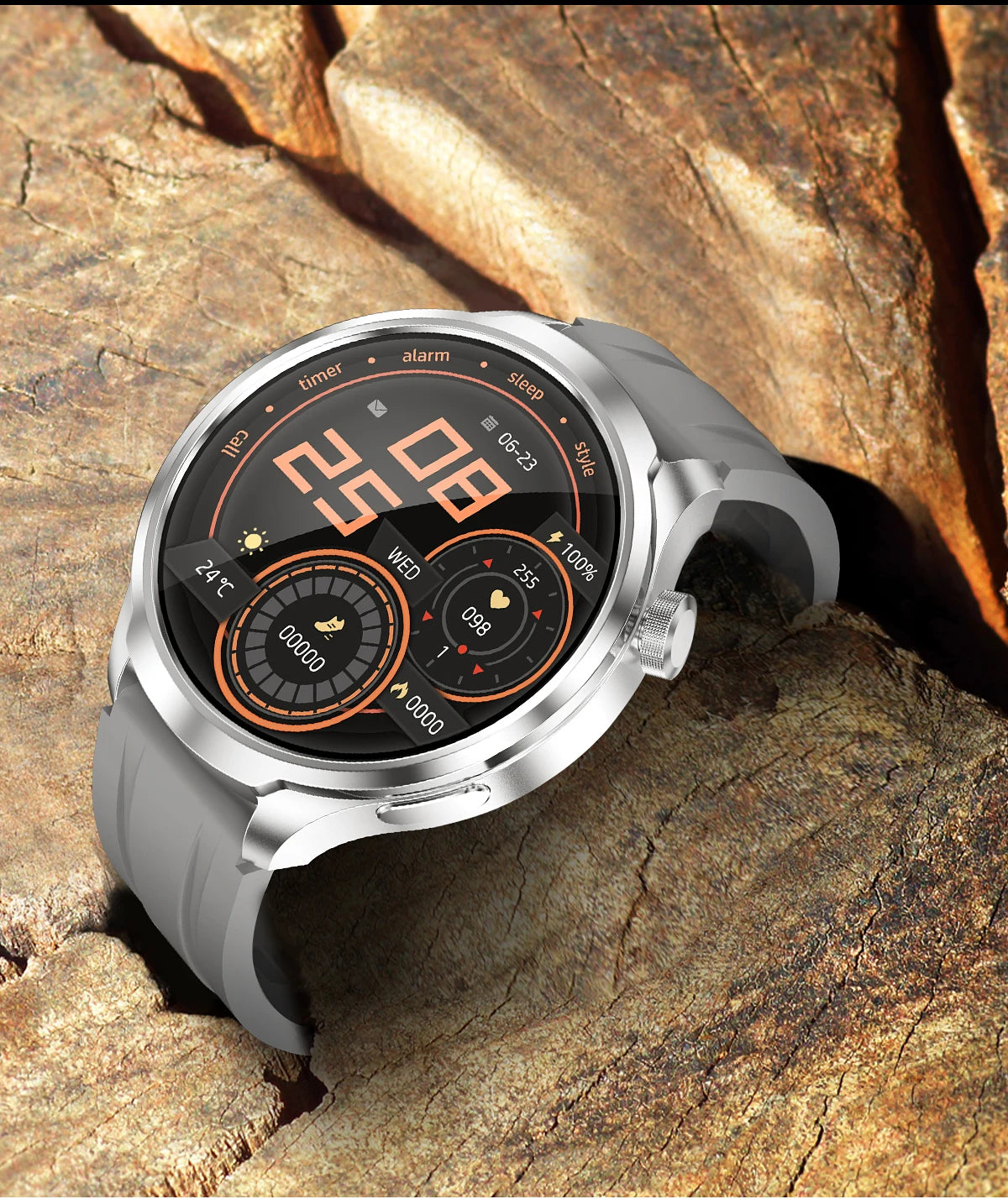 2024 New GPS Sports NFC Fashion Smartwatch Men's 1.85 "AMOLED Screen Heart Rate Blood Pressure Health Smart Watch For Huawei IOS