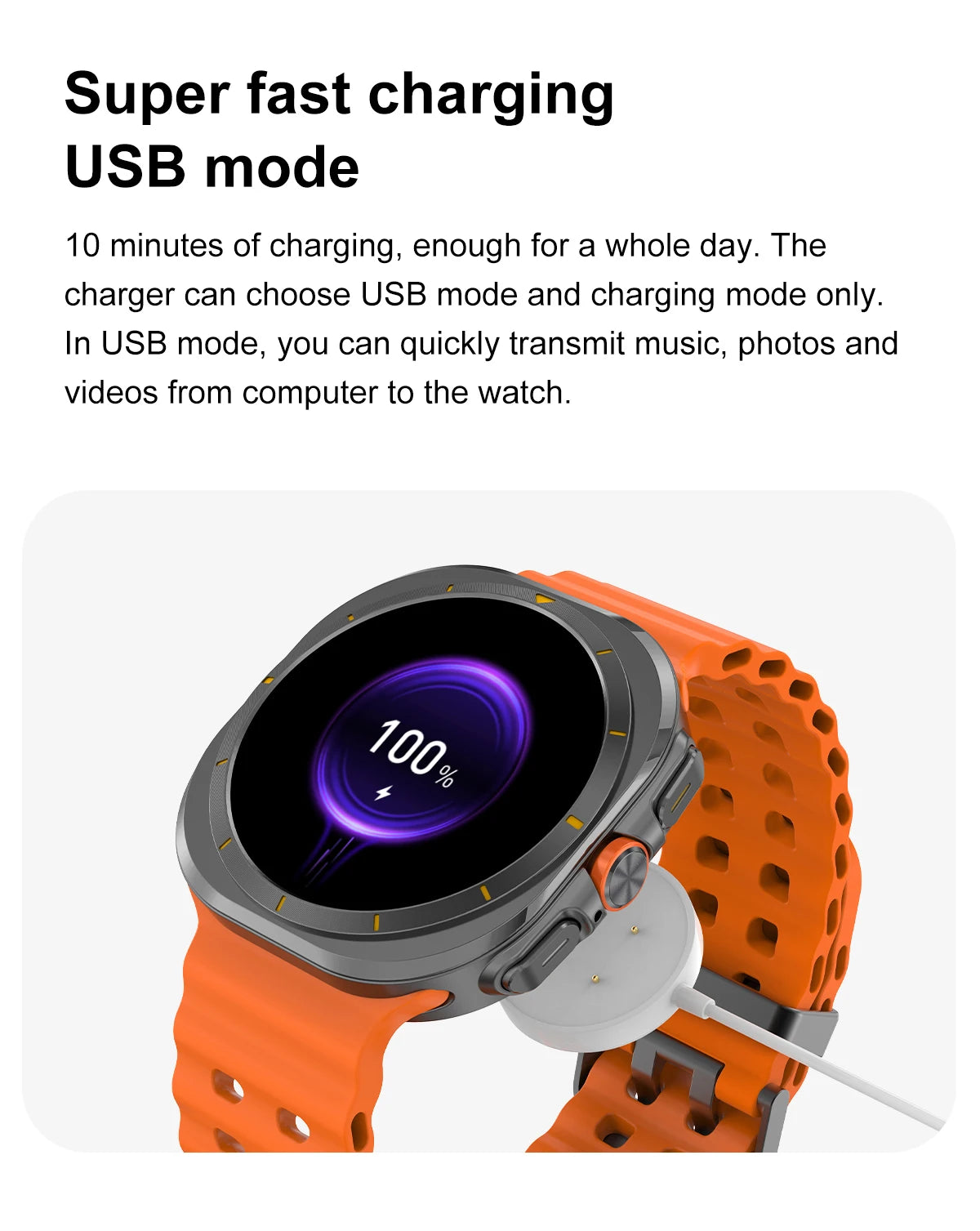 2024 Watch 7 Ultra 47mm Smart Watch IP68 Waterproof Bluetooth Call Compass Smartwatch for Men Women 1.46" AMOLED Screen SpO2