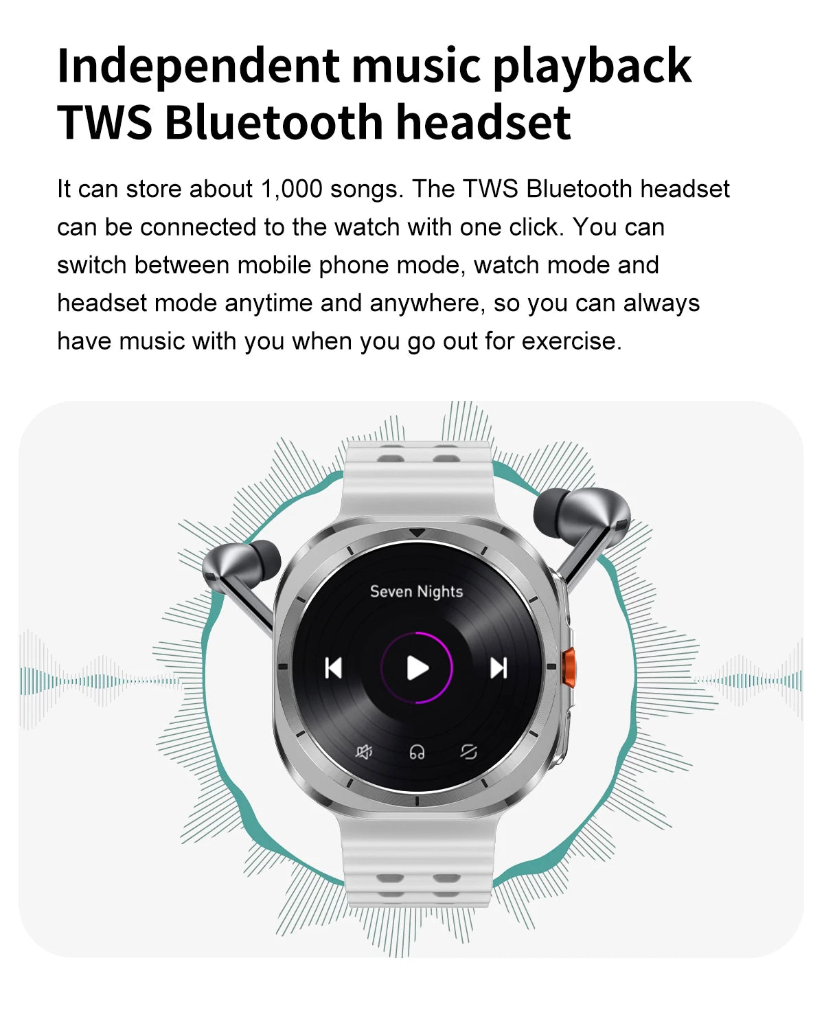 2024 Watch 7 Ultra 47mm Smart Watch IP68 Waterproof Bluetooth Call Compass Smartwatch for Men Women 1.46" AMOLED Screen SpO2