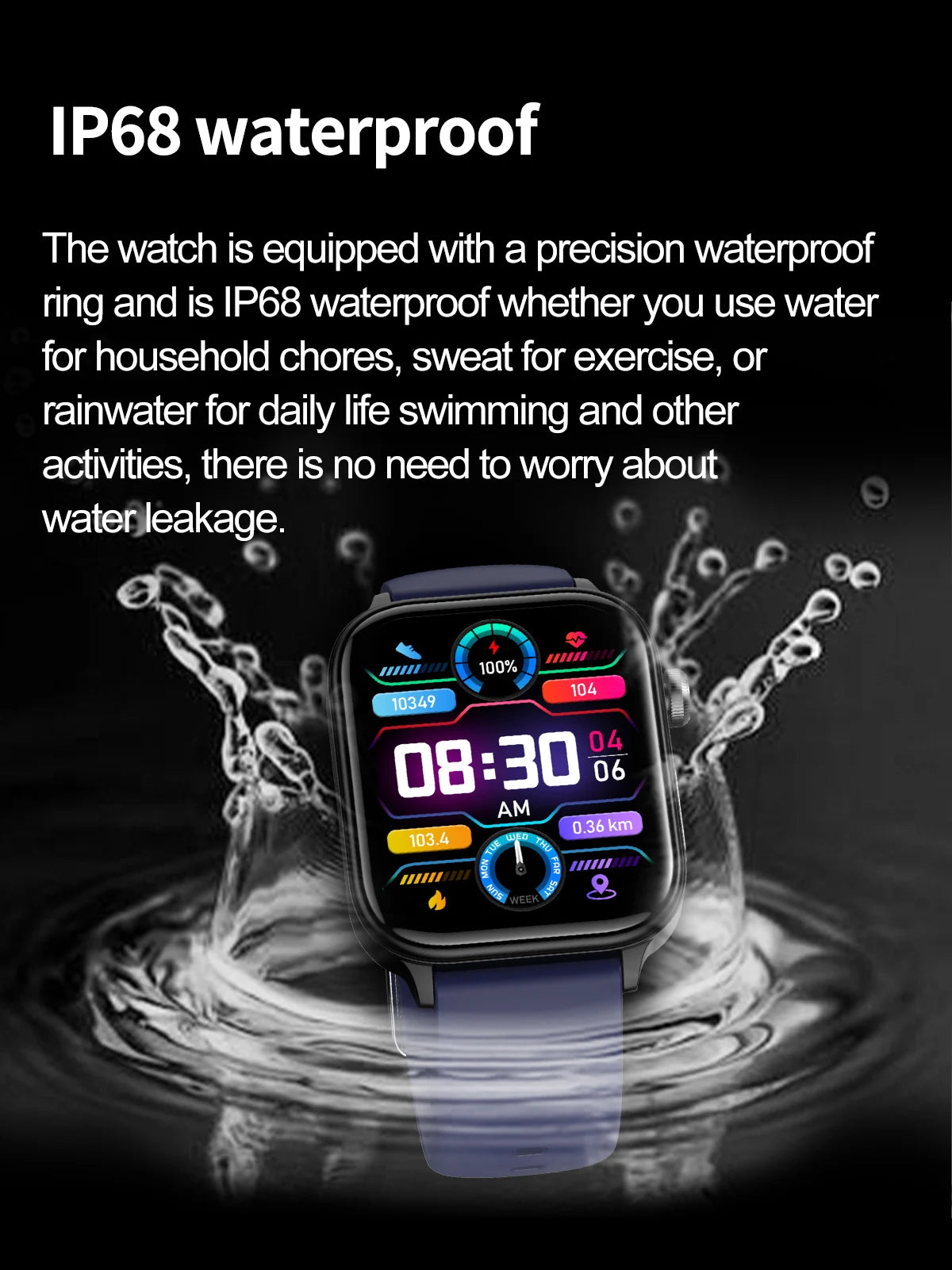 2024New AI Medical Diagnosis Blood Lipids Uric Acid Blood Glucose Smart Watch Men ECG+PPG Voice Bluetooth Call Health Smartwatch