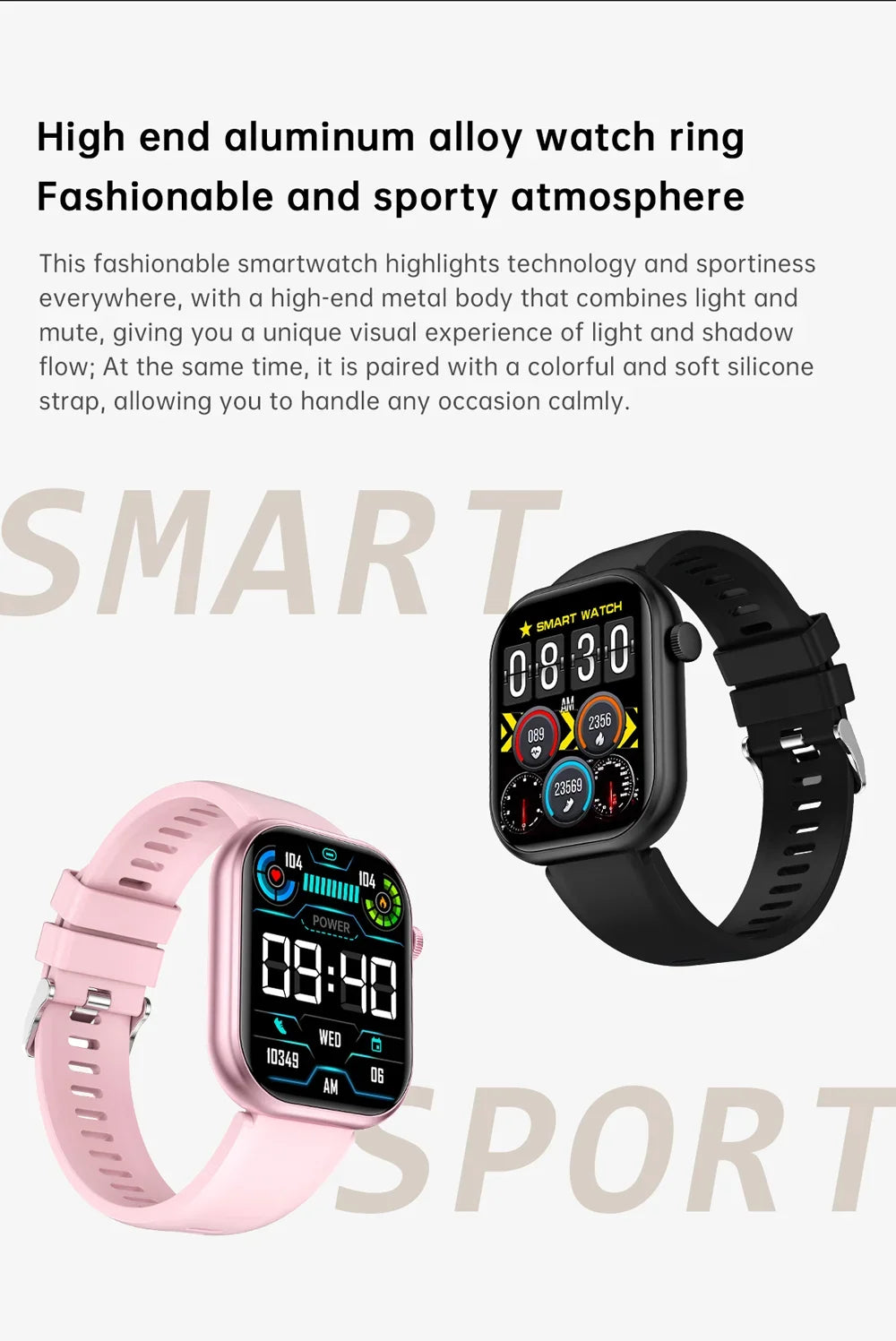 2024 New Smart Watch For Women Full Touch Screen Bluetooth Call Waterproof Sport Fitness Tracker Lady Watches Smartwatch Men