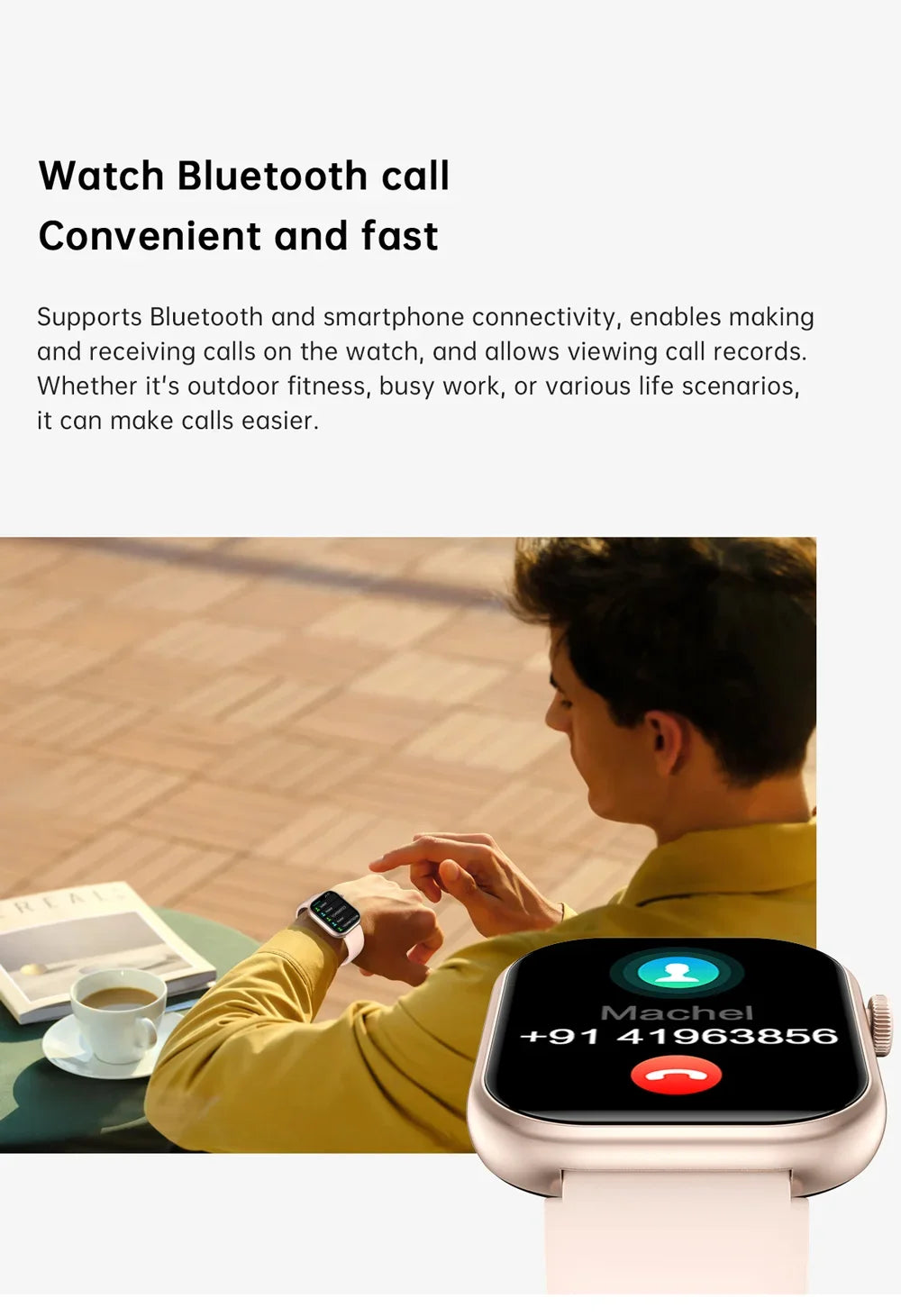 2024 New Smart Watch For Women Full Touch Screen Bluetooth Call Waterproof Sport Fitness Tracker Lady Watches Smartwatch Men