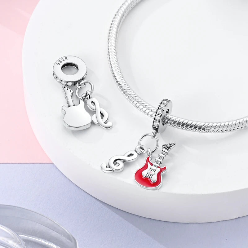 925 Sterling Silver Blue Chameleon Charms Fit Pendant Original Bracelets Family Puppy Clip Charm Beads DIY Ladies Jewelry Gifts