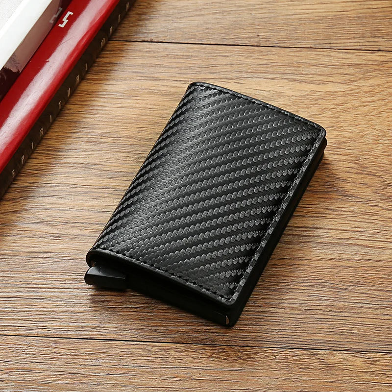 Anti Thief Rfid Credit Card Holder Smart Minimalist Wallet Pocket Men Women Slim Cardholder Bank Cash Creditcard Case Bag Purse