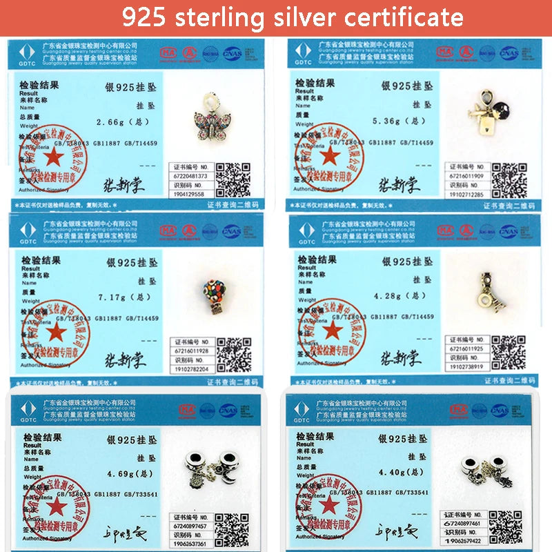925 Sterling Silver Blue Chameleon Charms Fit Pendant Original Bracelets Family Puppy Clip Charm Beads DIY Ladies Jewelry Gifts