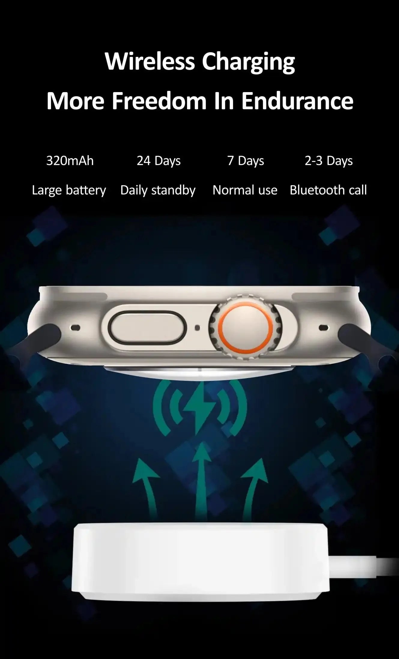 2024 Watch 9 Smart Watch Men BT Call NFC Always on Display Body Temperature Fitness Women Series 8 Smart watch for Apple Android