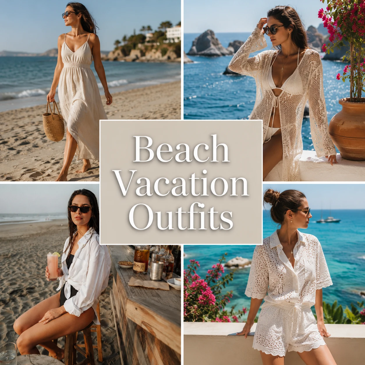 15 Effortless Beach Vacation Outfits Every Woman Needs